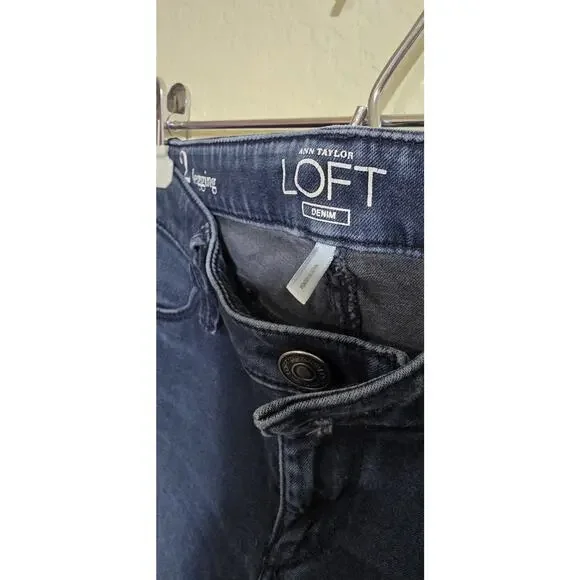 Ann Taylor LOFT Jeans Women’s Size 2 Blue High Rise Legging Denim Stretchy Pants - Picture 5 of 11